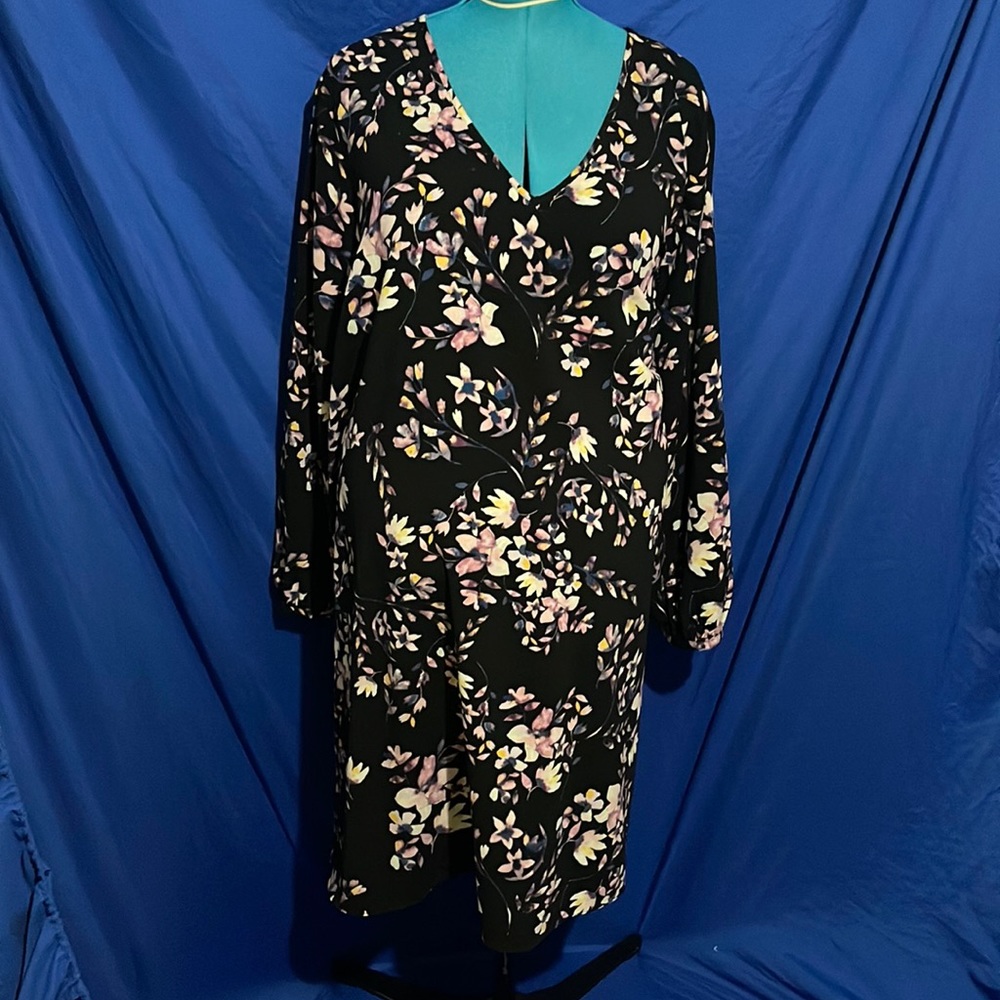 Floral knee length dress